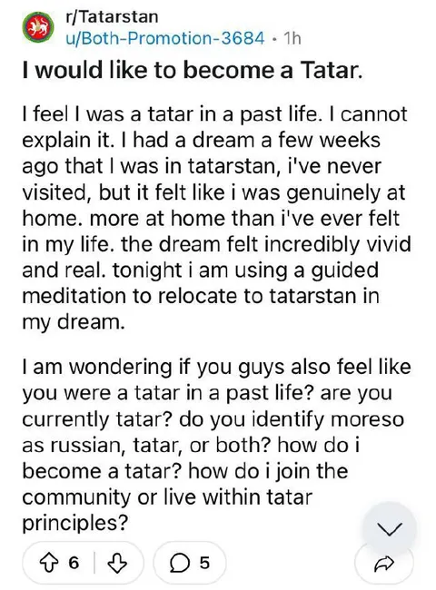 I Would Like to Become a Tatar