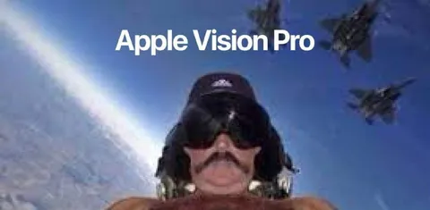 Apple Vision Pro Fighter Pilot