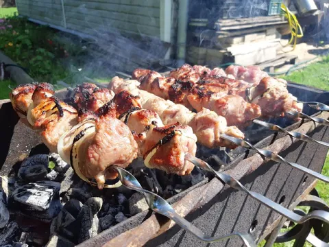 Шашлык на мангале