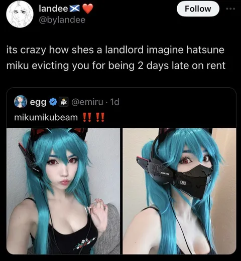 Hatsune Miku Evicts You