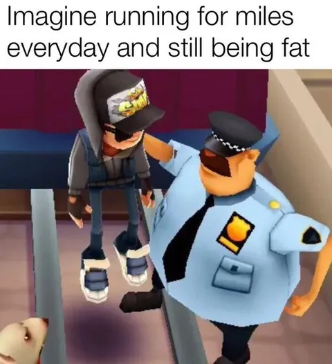 Running Every Day Still Fat