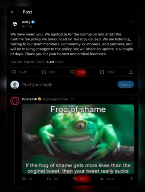 Frog of Shame Gets More Likes