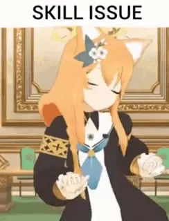 Skill Issue Fox Girl