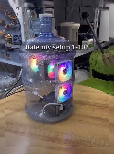 Water Cooler PC Setup