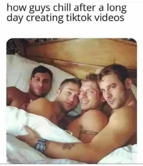 Guys Chilling After TikTok