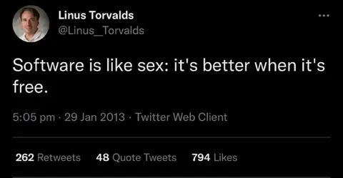 Software Is Like Sex