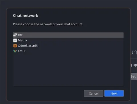 Odnoklassniki Chat Network