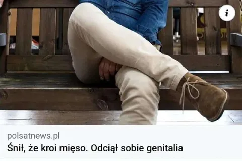 Sen o krojeniu mięsa