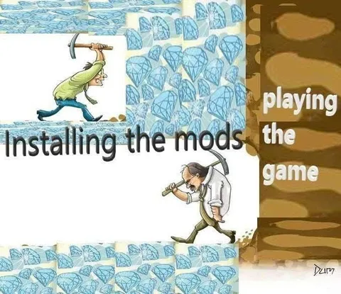 Installing Mods Instead of Playing