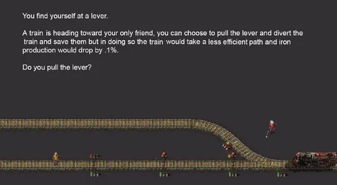 The Iron Production Trolley Problem