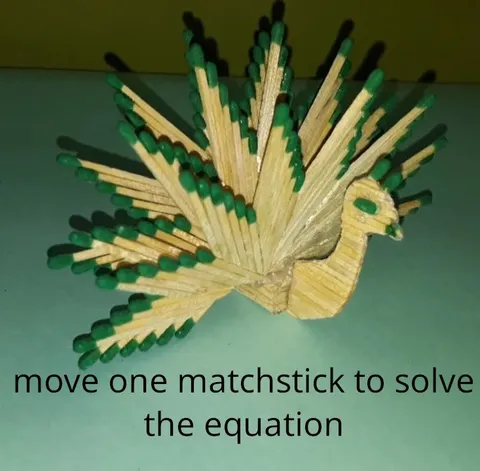Move One Matchstick Puzzle