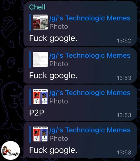 Fuck Google P2P Chat