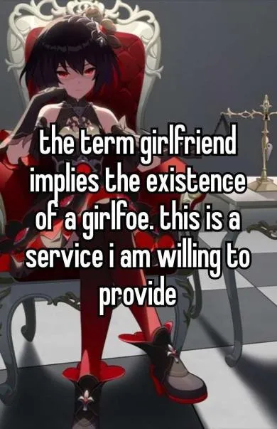 Girlfriend Implies a Girlfoe