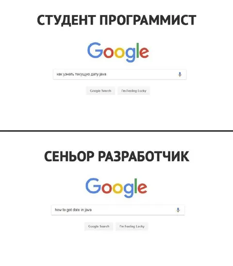 Студент и сеньор ищут дату