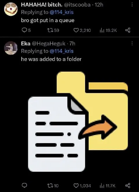 Added to a Folder