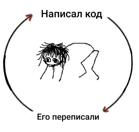 Написал код — его переписали