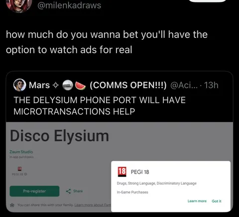 Disco Elysium Microtransactions