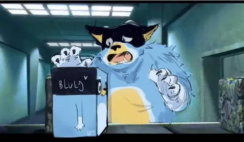 Bluey Box Panic