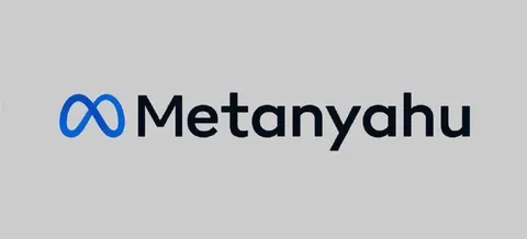 Meta Netanyahu Logo Parody