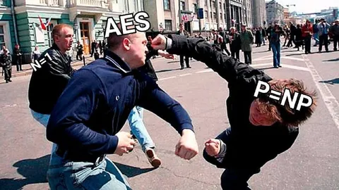 AES против P=NP