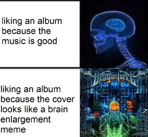 Album Cover Brain Enlargement