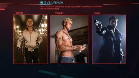 V's Lifepath Selection