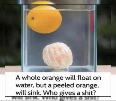 Whole Orange vs Peeled Orange