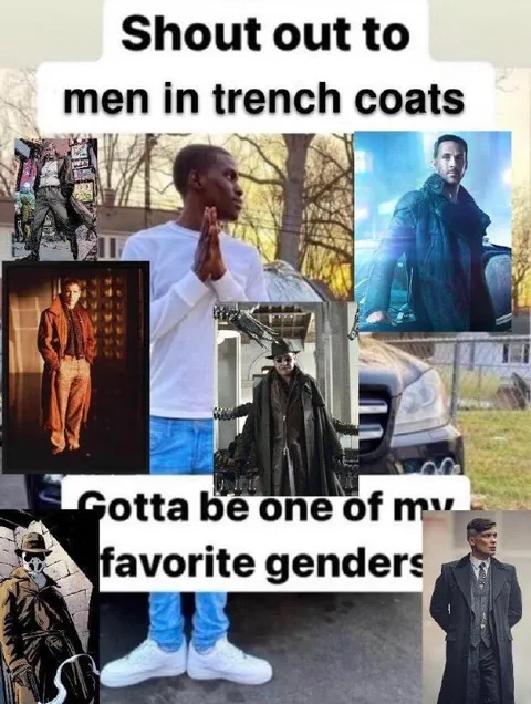 Men in Trench Coats