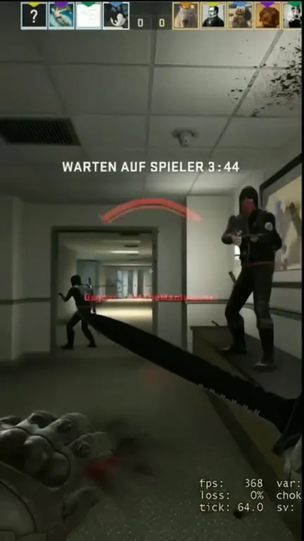 Mit dem Messer durch den Warmup