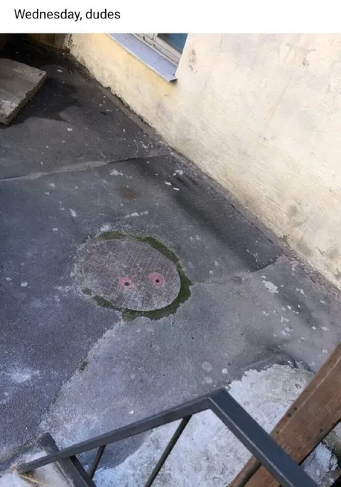 Wednesday Manhole Face