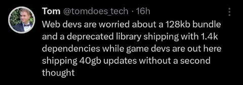 Web Devs Versus Game Devs