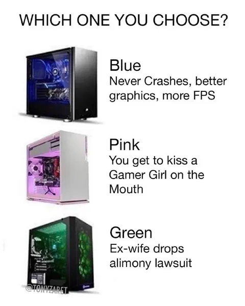 Which Gaming PC Color Do You Choose?