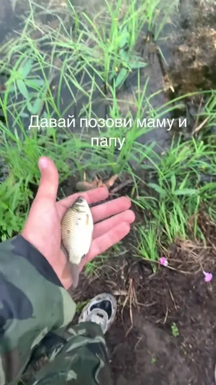 Сирота ебаная на рыбалке