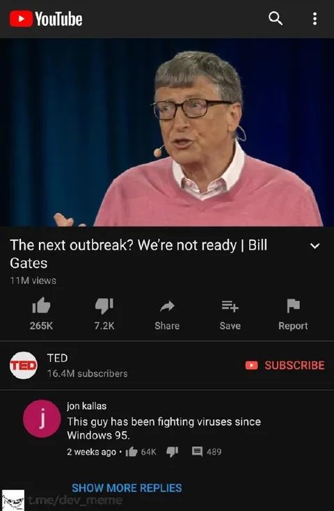Bill Gates Fighting Viruses Since Windows 95