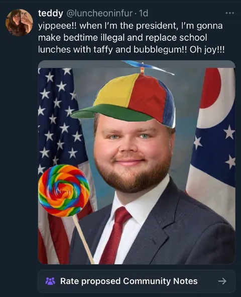 President Bans Bedtime and School Lunches