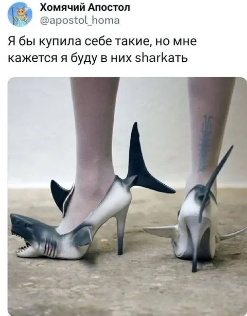 Туфли-акулы и sharkat