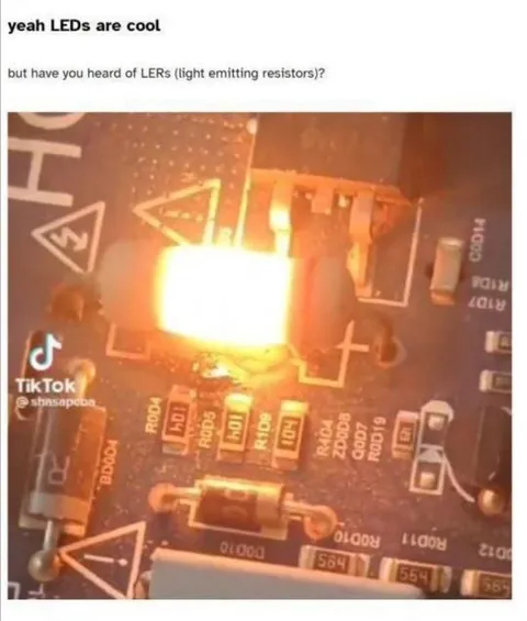 LERs Are Light Emitting Resistors