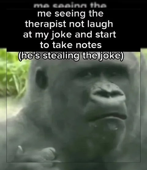 Therapist Stealing My Joke