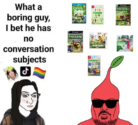 Pikmin Fan Has Conversation Topics