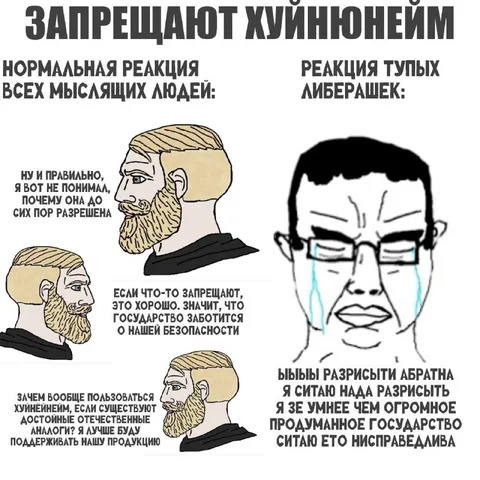 Запрещают хуйню — нормальная реакция