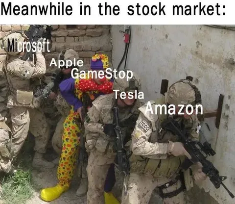 Stock Market Battlefield Chaos