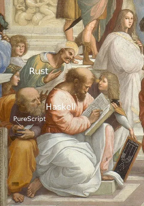 Rust Haskell PureScript