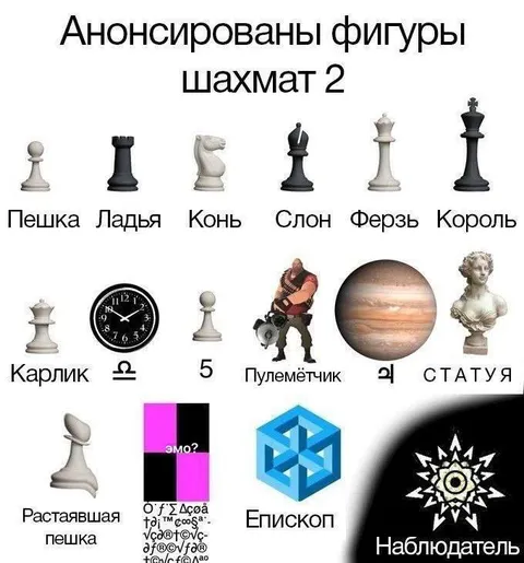 Анонсированы фигуры шахмат 2
