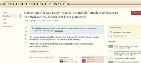 Gender-Neutral Man-in-the-Middle Attack