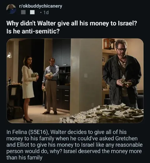 Walter Gives Money to Family