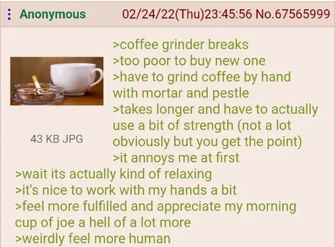 Coffee Grinder Breaks
