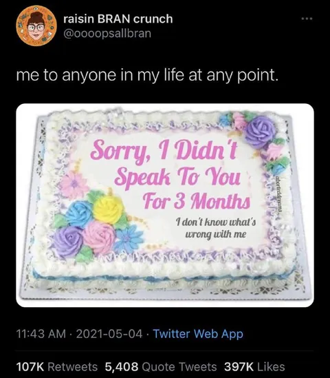 Sorry I Didn't Speak to You