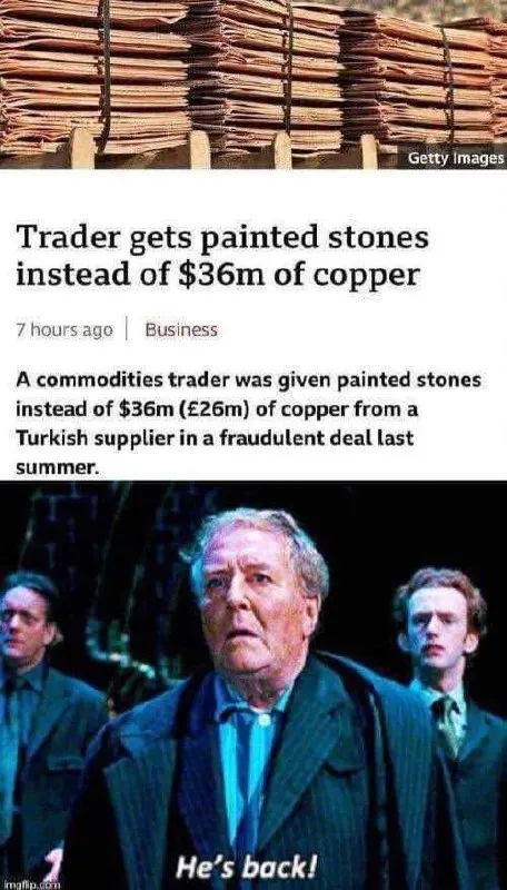 Trader Gets Painted Stones