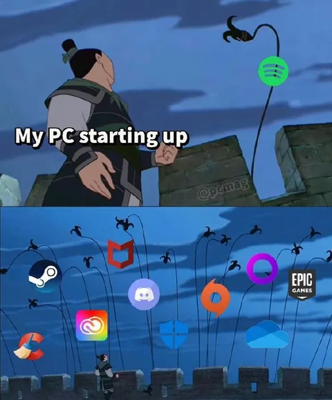 My PC Starting Up