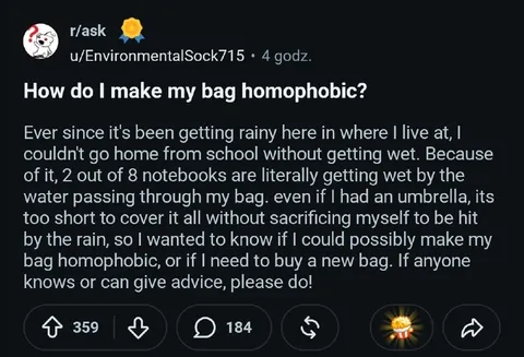How to Make My Bag Homophobic